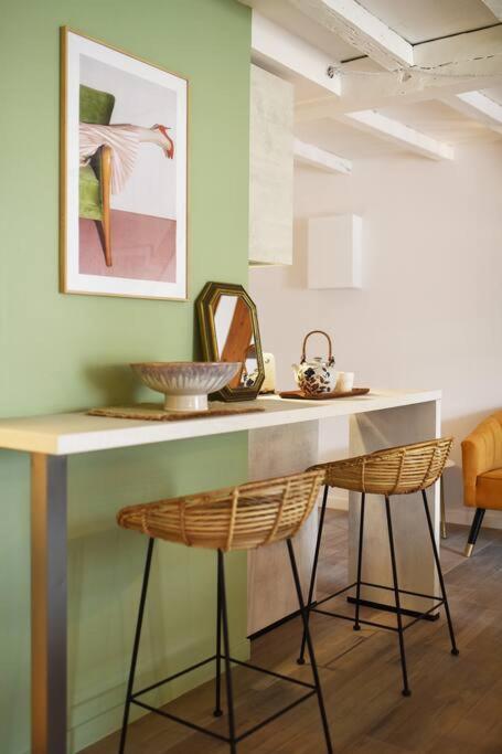 Appartement Moonrise - Plage 50M - Rue Gratuite Saint-Malo Bagian luar foto